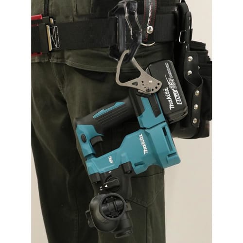 Shimizu Seisakusho Rakuda Multi-Impact Hook for Makita Right-Handed, Adjustable Angle, Black Plated, 12078