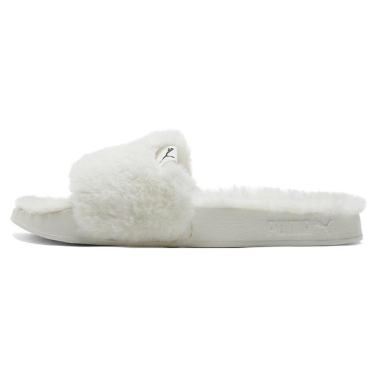 (WMNS) PUMA Leadcat 20 YLM Sports Slippers White Women s 385803-04 EU 35.5