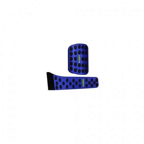Blue Aluminum Brake Pedal Accelerator Pedal Cover Fit For Benz C-Class 2015-