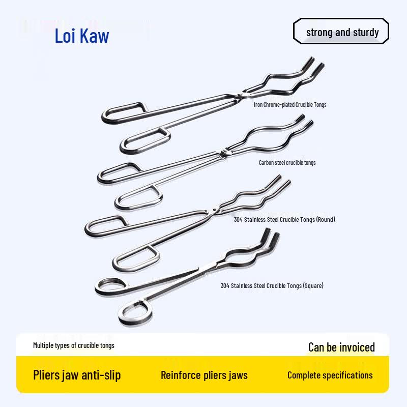 304 Stainless Steel Lab Crucible Tongs Crucible Tongs