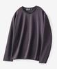 Bastic Texture Stripe Long Sleeve_Black / Purple