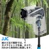 JJC 2 Pieces Fully Transparent Rain Cover for SLR Lens Camera Length Compatible with Sony A6700 A6600 A6500 A6400 A6300 A6100 A6000 Nikon Z8 Z5 Z50