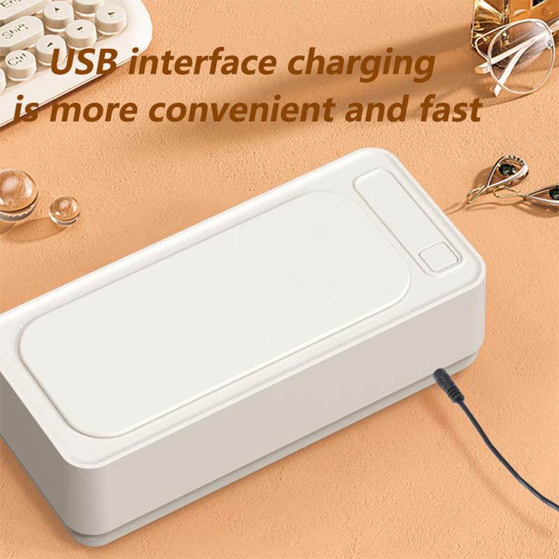 Ultrasound Jewelry Cleaner Glasses Watch  Jewelry Cleaning Machine Cleaner Multifunctional Bath Jewelry  Home