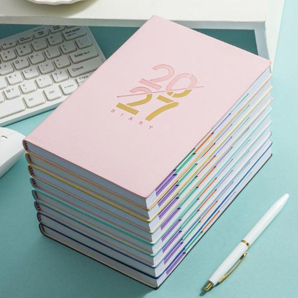 12 Months 2027 Schedule Planner Notepad Wear-resistant To-do List Notebook Travel