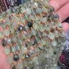6x8mm Faceted Oval Natural Stone and Crystal Beads for DIY Jewelry