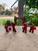 Handmade Wooden Camel Set: Rajasthani Painted Table Decor