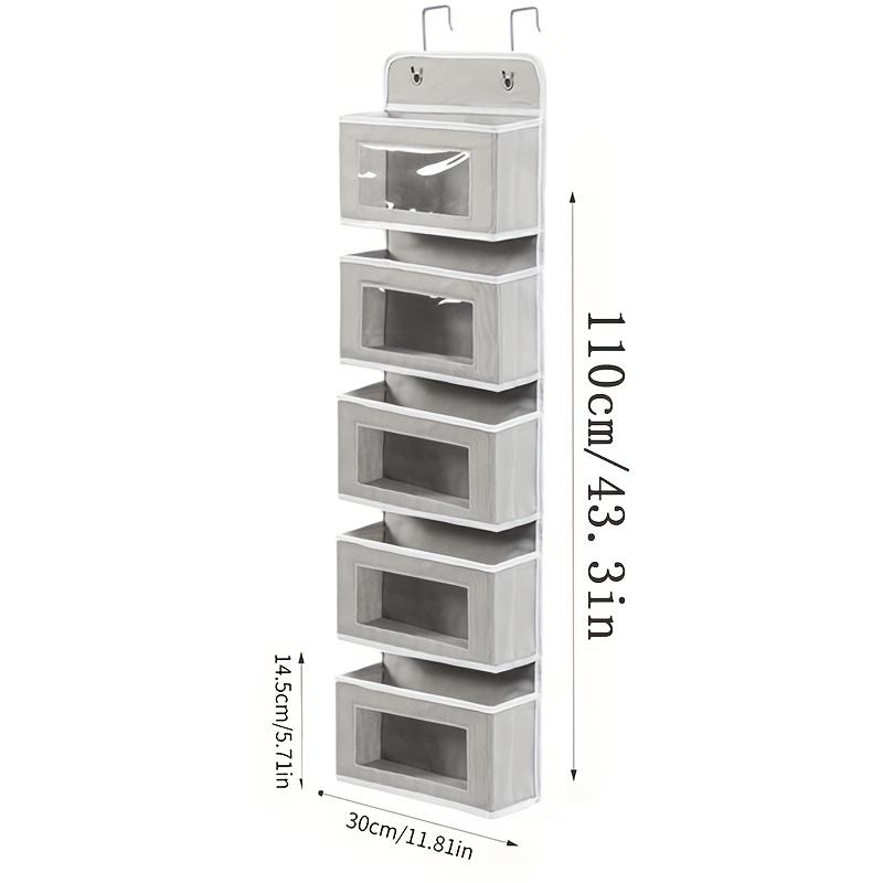 5Layered hanging storage box - Anti-tilt Large Capacity Suitable for Bedroom Bathroom Food storage room - The perfect gift for Halloween and