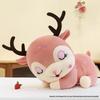 Cute Plum Blossom Deer Plush Toy - Sleep Companion & Hug Pillow - Girls' Birthday Gift