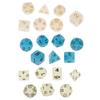 6 Colors Lot Of 7pcs Acrylic Dices Card Board Game Props Multi Sided Set