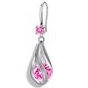Yousheng 1 Pair Drop Earrings Cubic Zirconia Waterdrop Shape Long Earrings Lightweight Smooth Surface Hook Earrings Banquet Dance