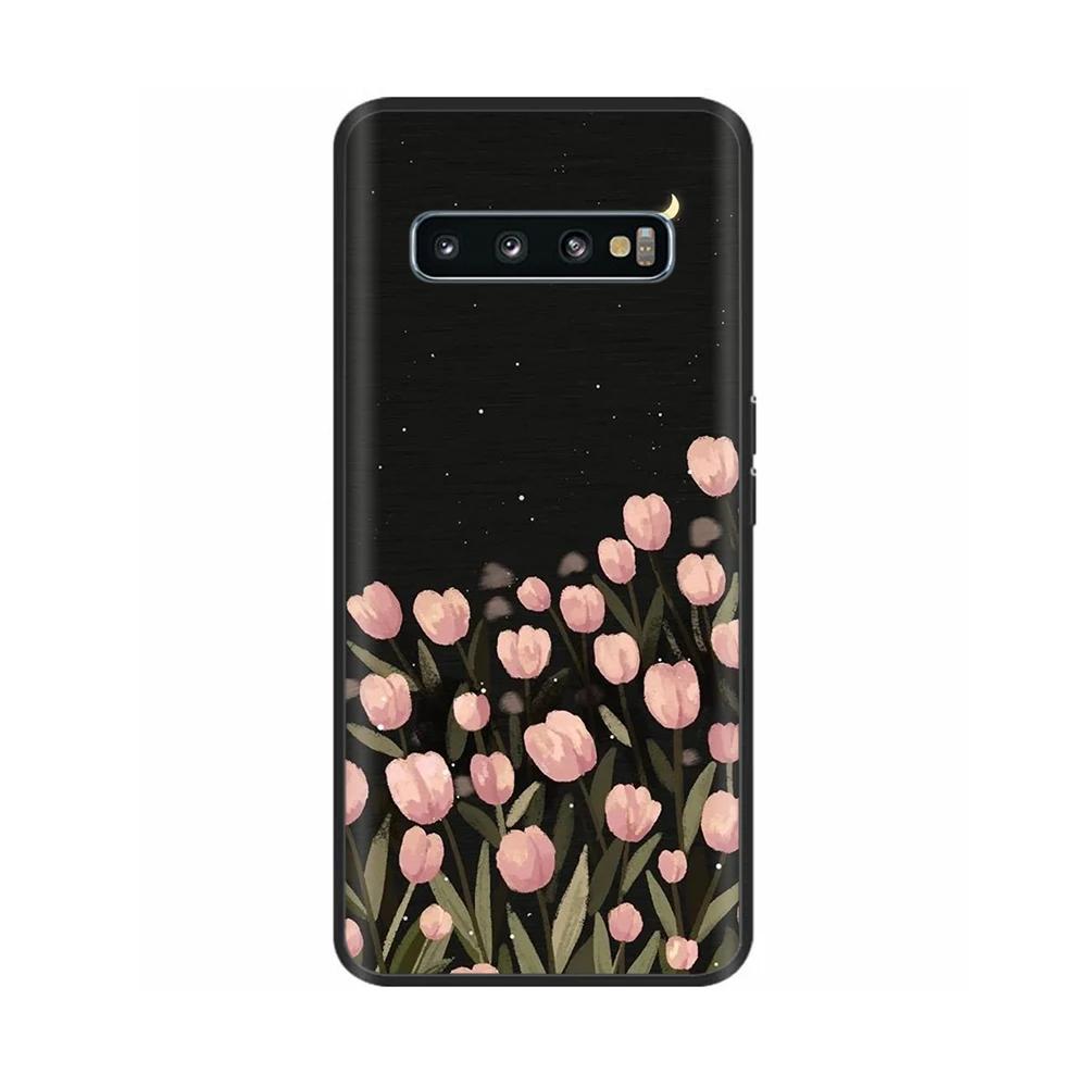 Shockproof Cover For Samsung Galaxy S10 Phone Case Animals Painted Shell For Samsung S10 Plus S10+ S 10 Soft Silicone Back Cover