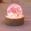 Detachable Luminous Crystal Ornaments Shiny Glaze Beads Glass Sphere Figurine  Xmas Gift