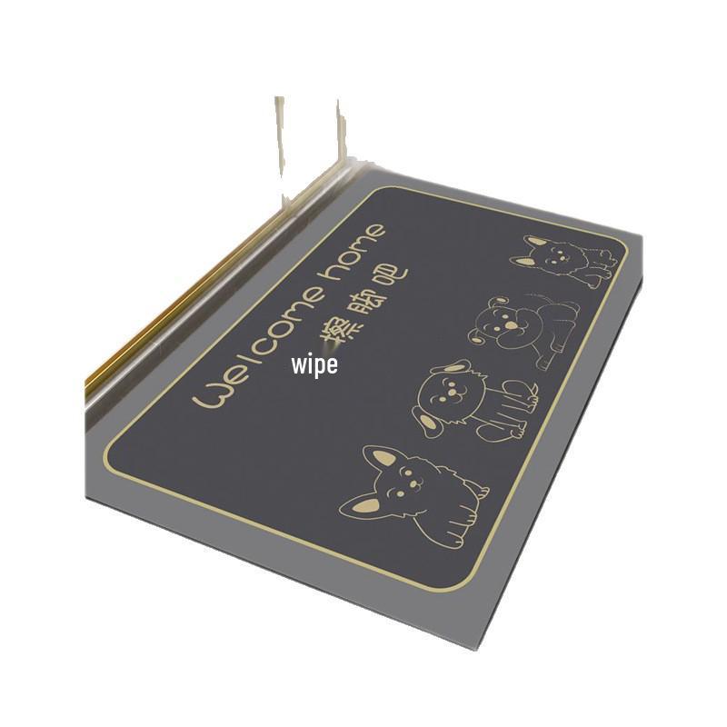 Minimalist Stain-Resistant Diatomaceous Earth Bathroom Mat - Non-Slip, Absorbent for Toilet & Washstand Use