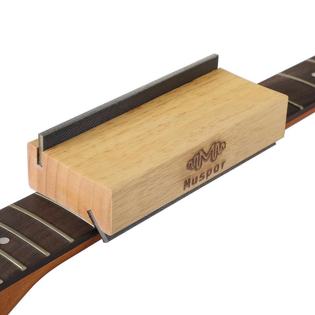 Fret Beveling File Portable Multifunction Crowning End Bevel File Luthier Tools for Guitar Ukulele Electric Bass Mandolin Repair