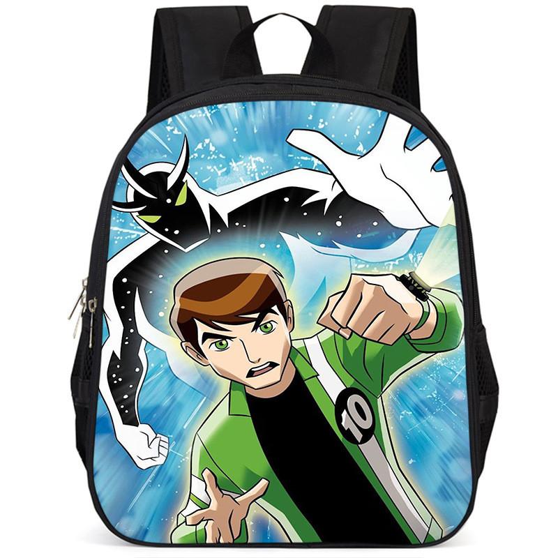Ben10 15-inch Large Capacity Lightweight Oxford School Backpack For Kids