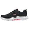Go Walk 7 Comfortable Fabric Shock Absorbing Breathable Low Top Casual Running Shoes Women Sneaker Black 125232-BKHP