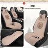 Set di Tappetini Riscaldanti per Sedili Auto Invernali 12V: Peluche, Elettrico, 3 Pezzi Stile Nazionale