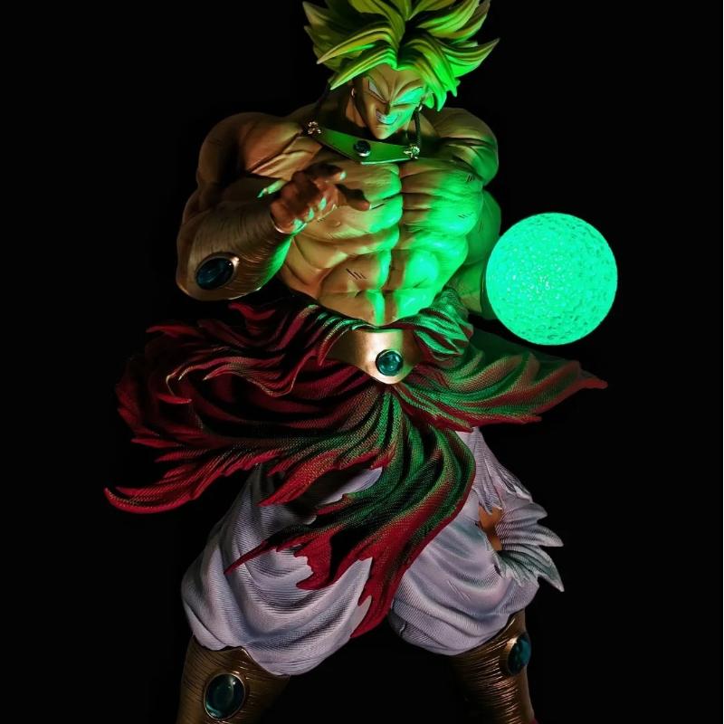 Dragon Ball JT 50cm Super Saiyan Broly Action Figures GK Assembly Model Kit Large Sculpture Desktop Ornament Anime Toy Boy Gift