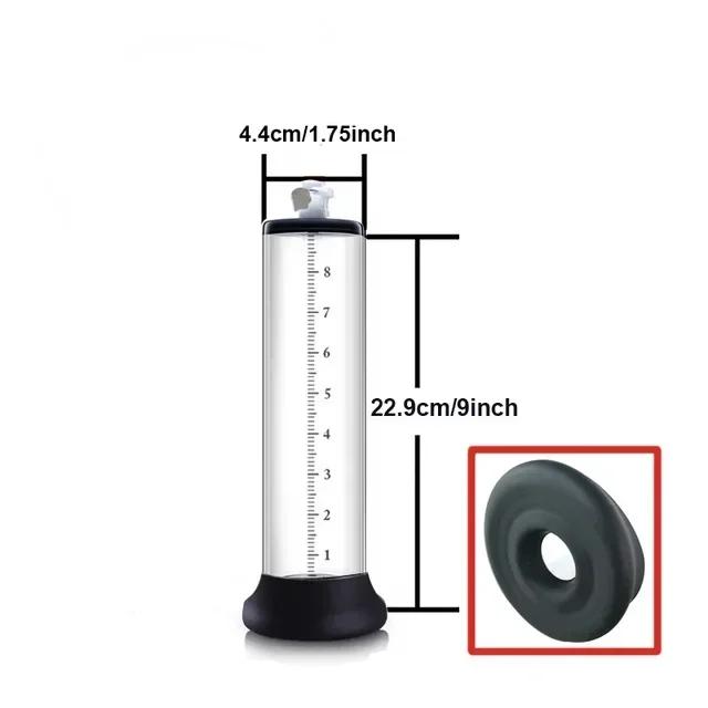 Male Penis Enlarger Vacuum Pump Penis Enlargement Enhancer Adult Sex Toy for Men Lasting Trainer Erotic Products Vacuum Cylinder