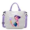 Move Demon Hunters Canvas Bag Fashion Printed Handbag Cute Cartoon Anime Commuting Portable Book Storage Bags Pocket Gifts KPOP Kid Friendly 2