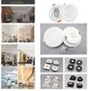 6pcs Round Square Dial Swich CCT LED Spot Downlight 6W 7W 20W AC100-240V 3000K 4000K 6500K Recessed Ceiling Light for Foyer Home