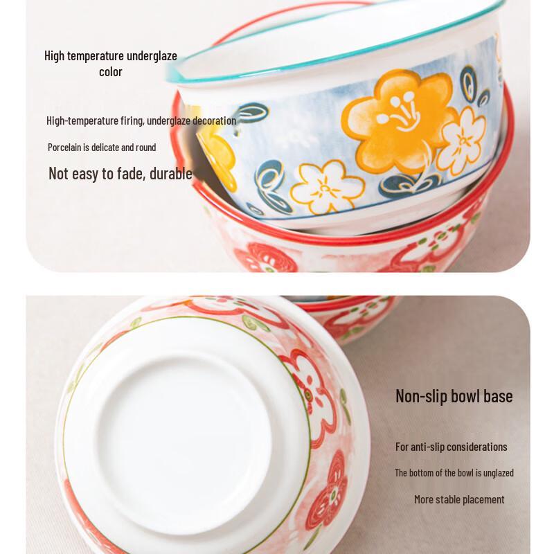 Pabei Floral Ceramic Bowl Gift Set