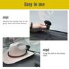 Soporte para sombreros de vaquero para camioneta, SUV, automóvil, soporte para sombreros con ventosa, colgador universal para sombreros, organizador para sombreros