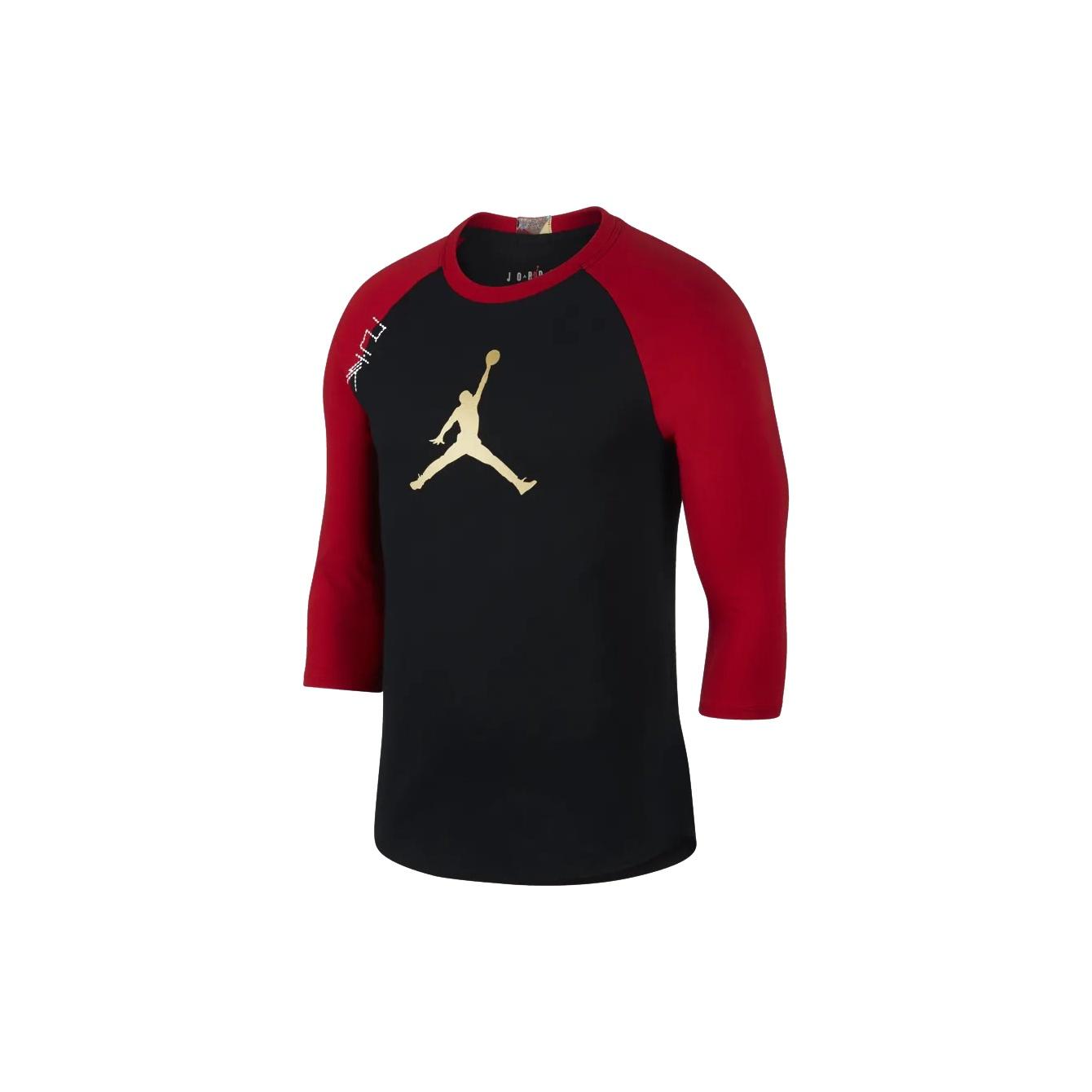Air Jordan CNY three-quarter sleeve Black Red Men s CD9053-010 S