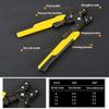 Heavy Duty Multi-Purpose Wire Stripper Tool for Electrical DIY Projects Cuts Strips Crimps Professional Grade Tool