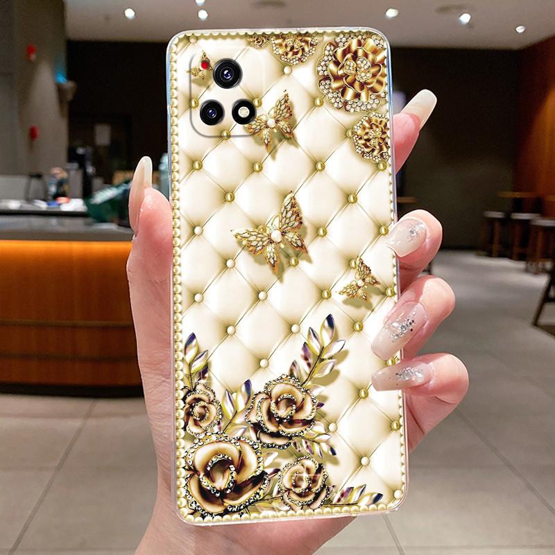 Hülle für Vivo Y52S / Y31S 5G Luxus Drache Niedlich Cool Jungen Mädchen Weiches TPU Silikon Transparente Handyhülle Schutzhülle Rückseite