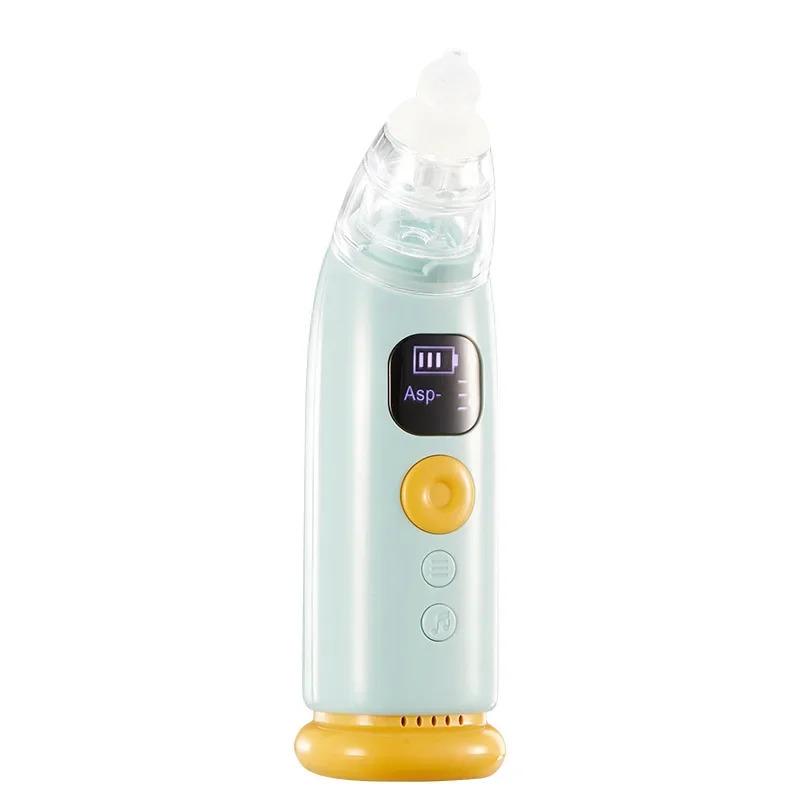 Electric Baby Nasal Aspirator - Safe Newborn Nasal Suction Device for Infants, Quiet Mucus Removal Tool with Multiple Tips