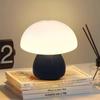 Mushroom LED Table Lamp Touch Dimming USB Charging Night Light for Bedroom/Desk/Coffee Bar Decorative Ambient Night Lighting