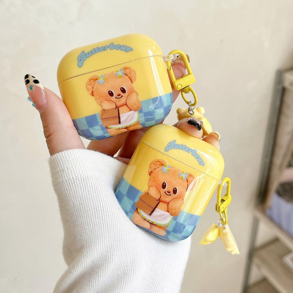 AirPods1/1/1 Apple AirPods Pro1 Bear Wireless Bluetooth Anti-drop Earphone Cover Protective Case