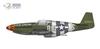 Alma Hobby US Army Air Force Mustang Modelo de plástico ADL70041 Color de moldeo 1/72 P-51B