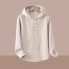 Chic Loose Fit Hooded Pullover for Women In Early Spring Season - Fashionable Short Style