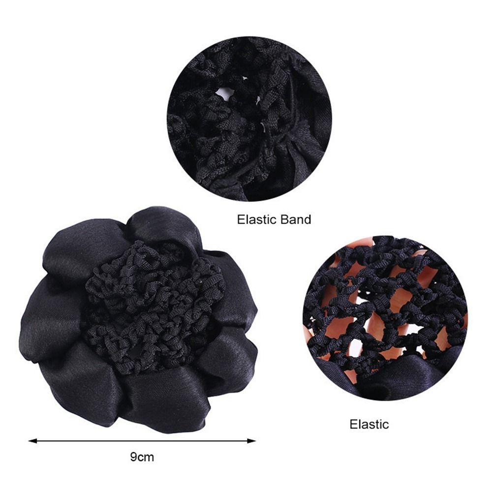 Headwear For Women Nurse Hotel Hairgrips Cover Net Hair Net Ponytail Holder Korean Bun Snood