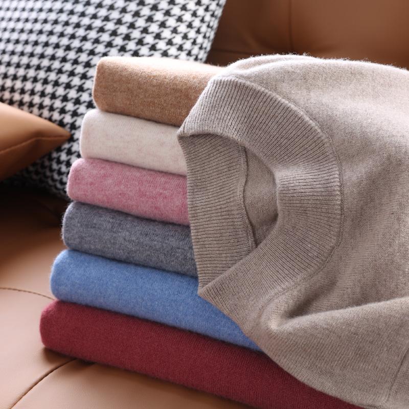 Men Sweater 100% Wool Turtleneck Knit Pullover Winter Soft Warm Wool Jumpers Man Knit Tops Long Sleeve