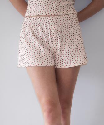 ROSEFRANTZ Rose & Berry Lounge Shorts [Ivory]