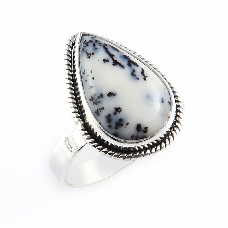 Natural Dendrite Opal Gemstone Handmade 925 Sterling Silver Gift Ring S.7 f3a33