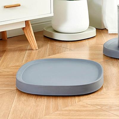 Rutschfeste universelle Rad-Mobilbasis Quadratischer beweglicher Pflanzenständer Rollende Pflanzenschale Wohnzimmer