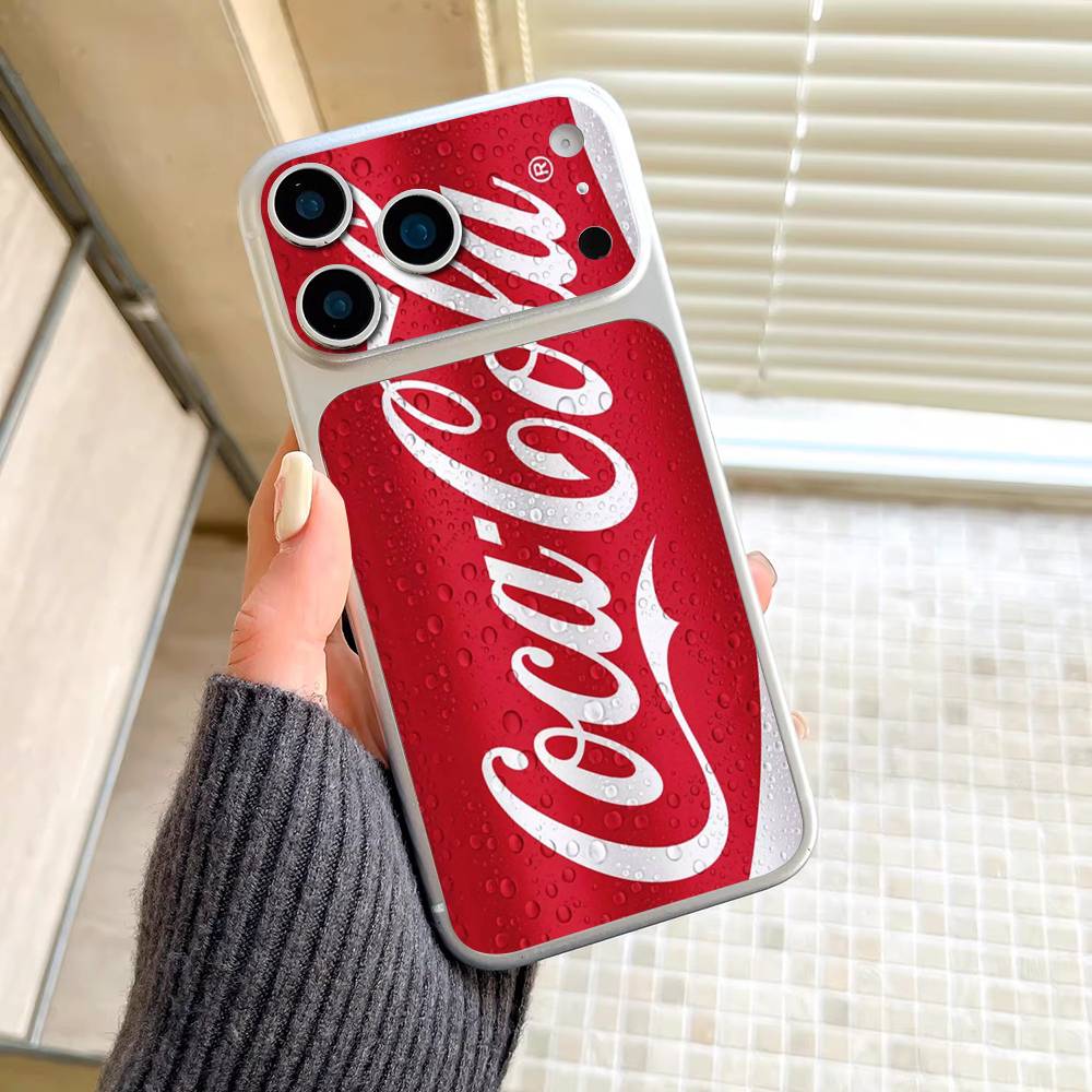 Logo C-Coca C-Cola Fashion Wrap Sticker For IPhone17 Pro/17pro Max Phone Decal Skin Rear Protector Case Film Full Cover