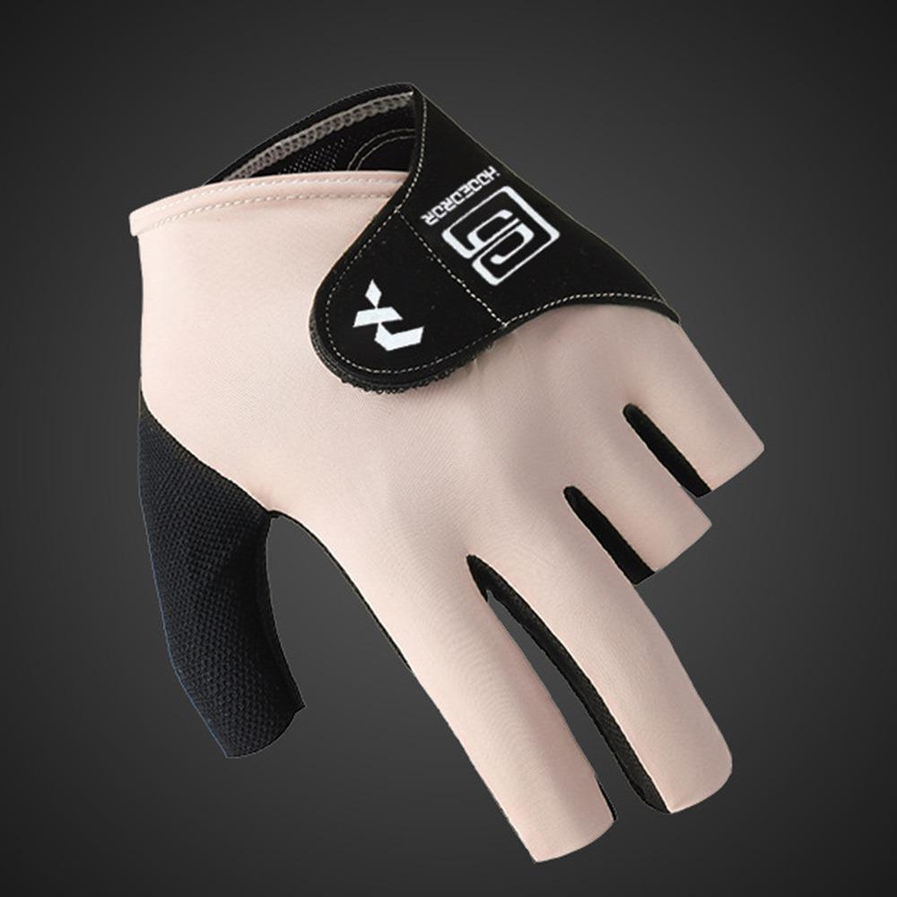 Kulečníkové rukavice na levou ruku Protiskluzové tréninkové rukavice na kulečník Half Fingers Rukavice Fitness doplňky