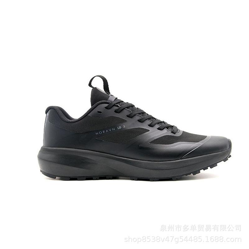 

Men s shoes Niaojia, the same style, flat for men, fashionable, comfortable, non-slip and lightweight, outdoor hiking, off-road running, sports ti 36 чёрный