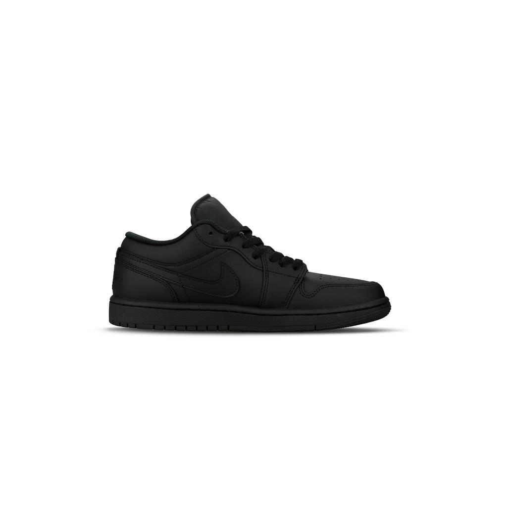 Jordan Air Jordan 1 Slip Resistant Abrasion Resistant Low top Vintage Basketball Shoes Unisex Black 553558-093(Team882)