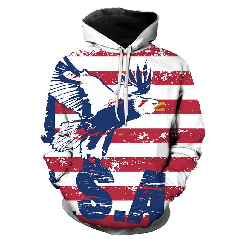 Russian Bear 3D Print Hoodie National Flag of Russia Sweatshirt Men Long Sleeve Pullover Spring Autumn Comfortable Casual Hooded