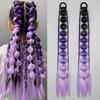 2Pcs Lantern Braid Bubble Jumbo Braid Colorful Braided Ponytails Long Twist Braid Bulk  Daily