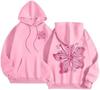 Sport Hoodie Freizeit Schulter Ärmel Bedruckt Bequem Trendig Streetwear Grafik Retro Damen Hoodies Damen