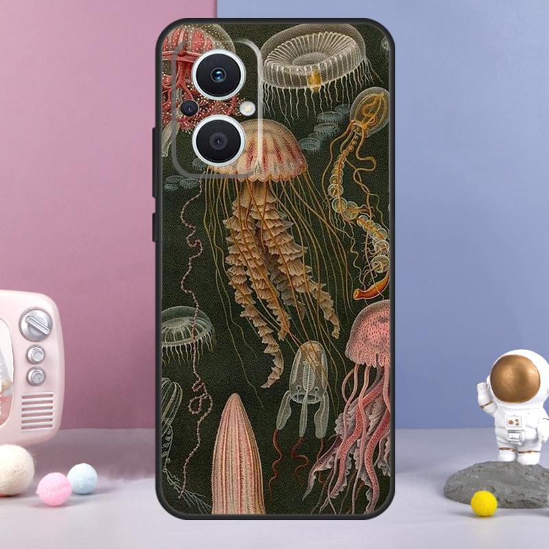 Magic Jellyfish Funda For OPPO Reno 13 F 11F 12F 14F 10 11 12 14 Pro 7 8 Lite OPPO Find X6 X5 X8 X9 Pro Case