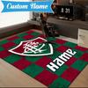 Custom Name Love Fluminense Rug Game Carpet, Floor Mat for Bedroom Living Room Entryway Rug, Home Decor Idea Gift for Christmas birthday