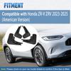 Guard Mudguards Mud Flaps Wheel Fender Accessories Black for Honda ZR-V ZRV -2025 Car Mud Flaps